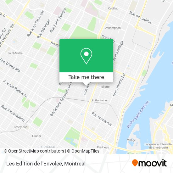 Les Edition de l'Envolee map