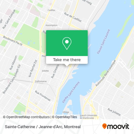 Sainte-Catherine / Jeanne-d'Arc map