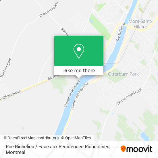 Rue Richelieu / Face aux Résidences Richeloises map
