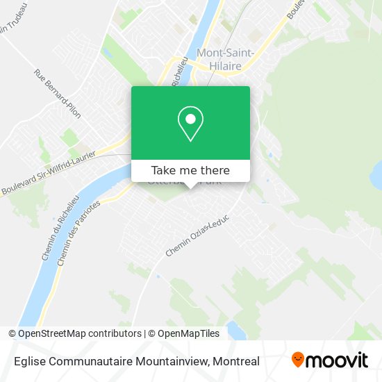 Eglise Communautaire Mountainview map