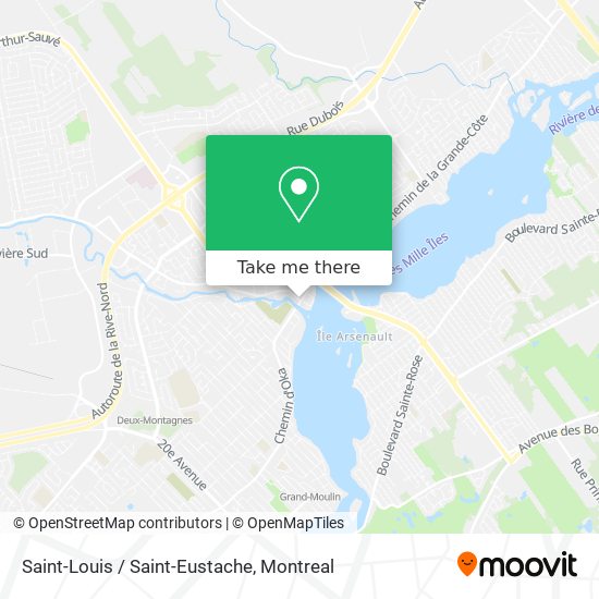 Saint-Louis / Saint-Eustache map