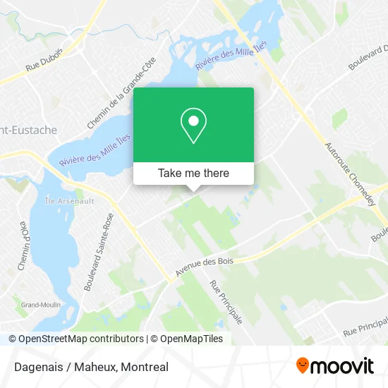 Dagenais / Maheux map