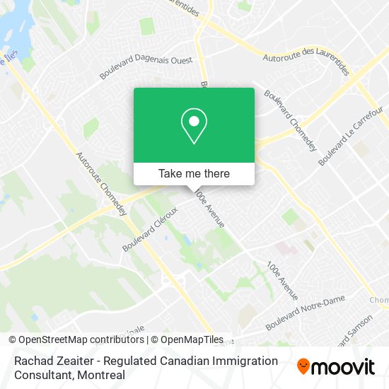 Rachad Zeaiter - Regulated Canadian Immigration Consultant map