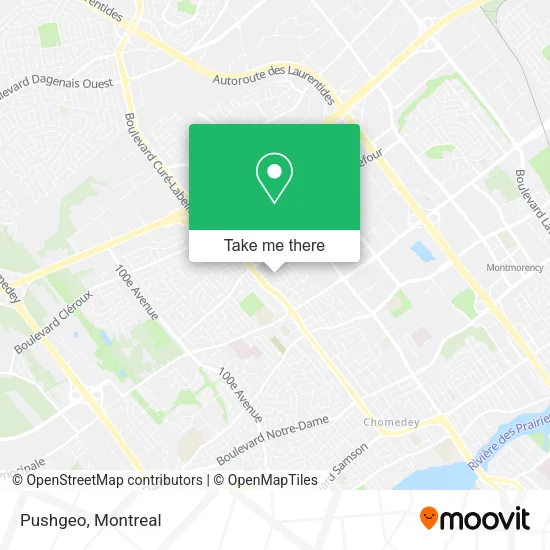 Pushgeo map