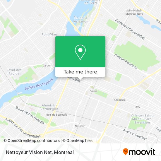 Nettoyeur Vision Net map