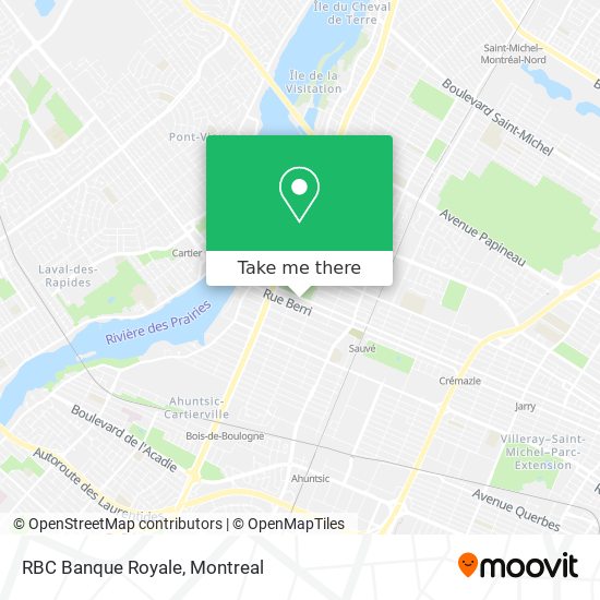 RBC Banque Royale map