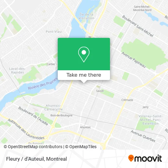 Fleury / d'Auteuil map