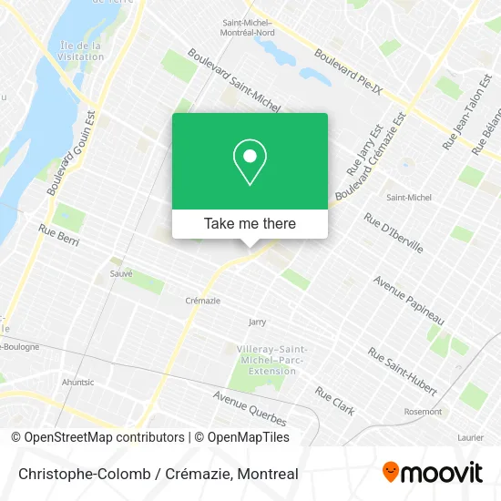 Christophe-Colomb / Crémazie map