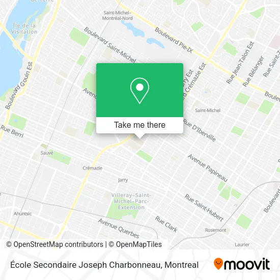 École Secondaire Joseph Charbonneau map