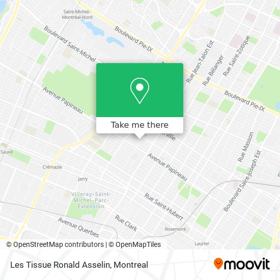 Les Tissue Ronald Asselin map