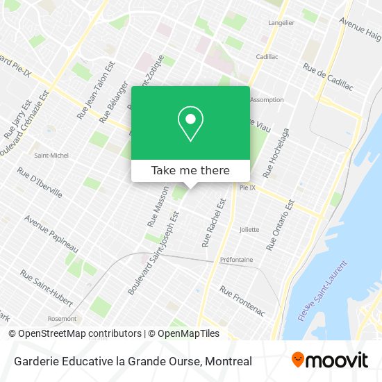 Garderie Educative la Grande Ourse map