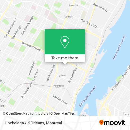 Hochelaga / d'Orléans map