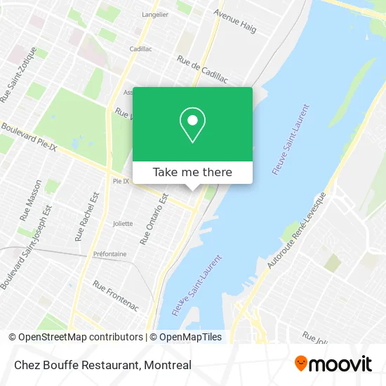 Chez Bouffe Restaurant map