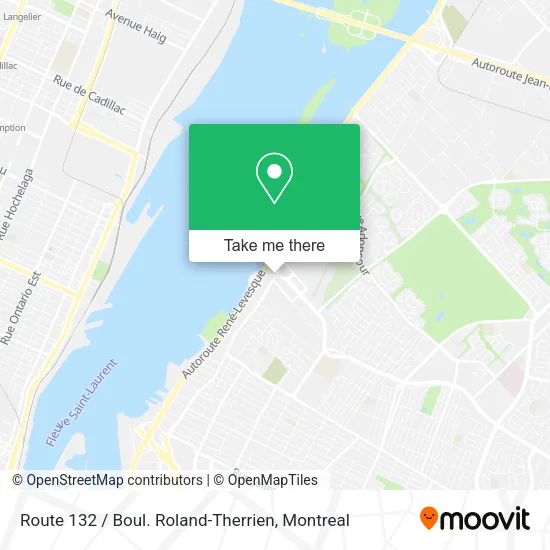 Route 132 / Boul. Roland-Therrien map