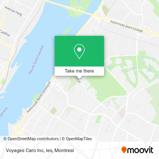 Voyages Caro Inc, les map