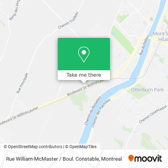 Rue William-McMaster / Boul. Constable map