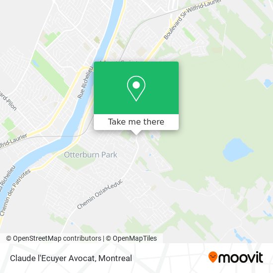 Claude l'Ecuyer Avocat map