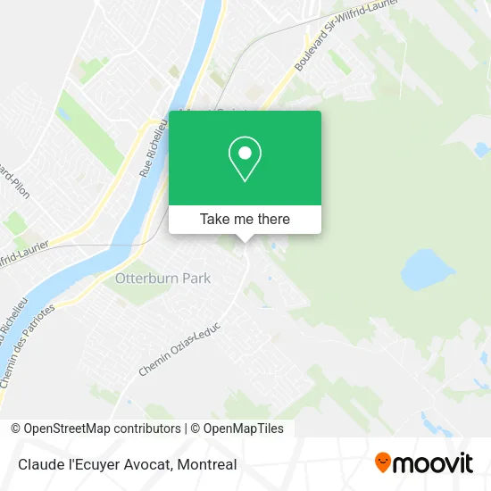 Claude l'Ecuyer Avocat map