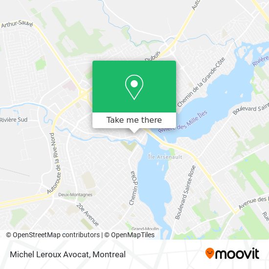 Michel Leroux Avocat map
