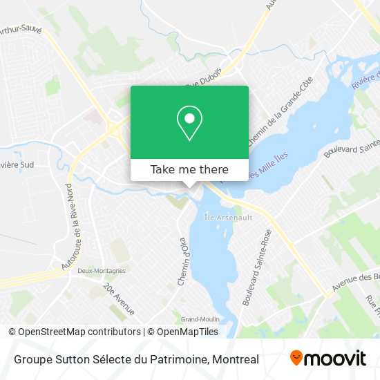 Groupe Sutton Sélecte du Patrimoine map