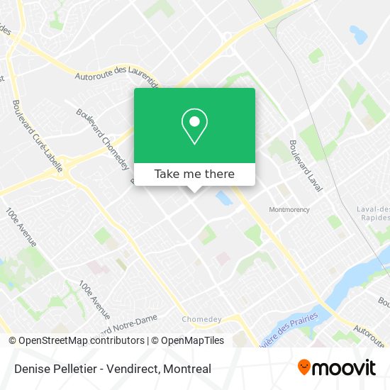 Denise Pelletier - Vendirect map