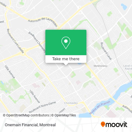 Onemain Financial map