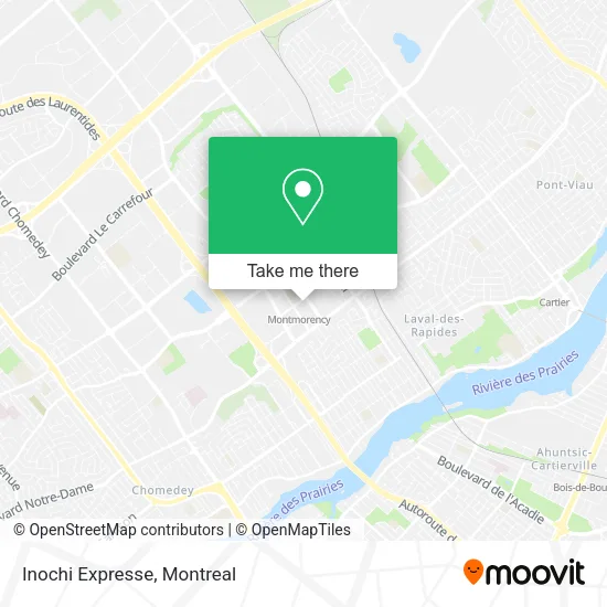 Inochi Expresse map