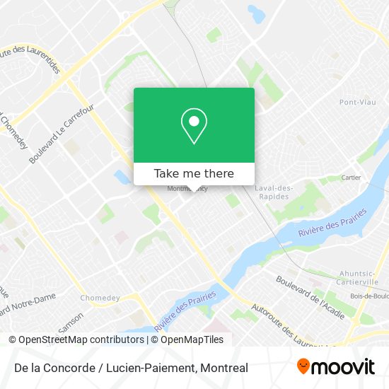 De la Concorde / Lucien-Paiement map