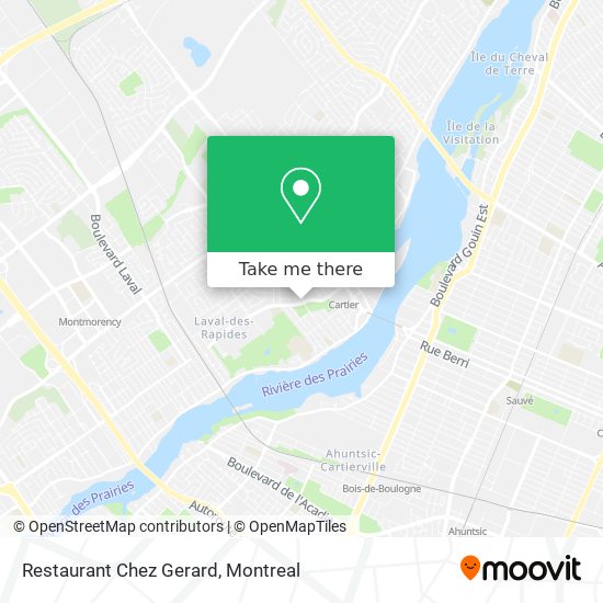Restaurant Chez Gerard map