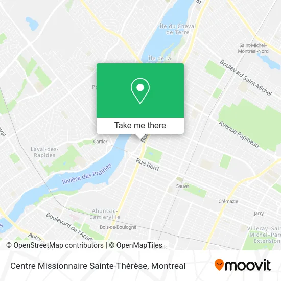 Centre Missionnaire Sainte-Thérèse map