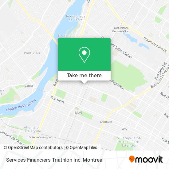 Services Financiers Triathlon Inc map