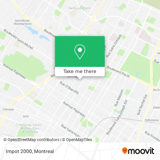 Impot 2000 map