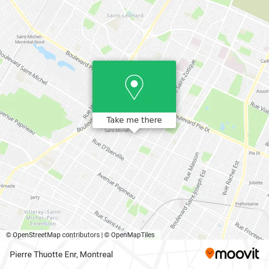 Pierre Thuotte Enr map
