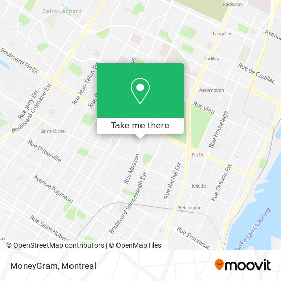 MoneyGram map