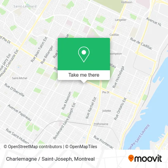 Charlemagne / Saint-Joseph map