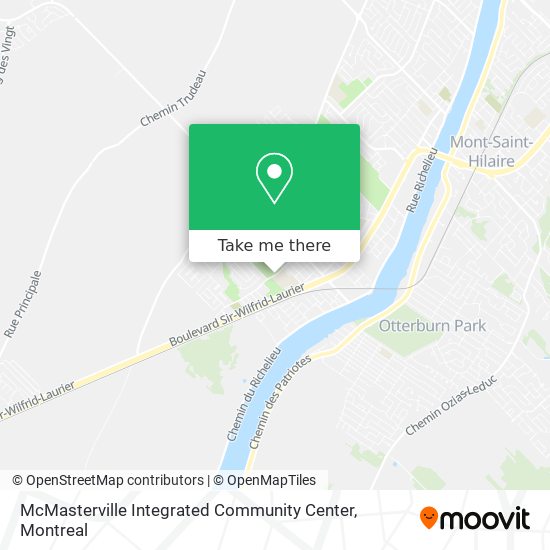McMasterville Integrated Community Center map