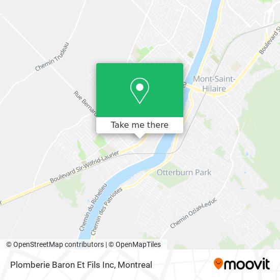 Plomberie Baron Et Fils Inc map