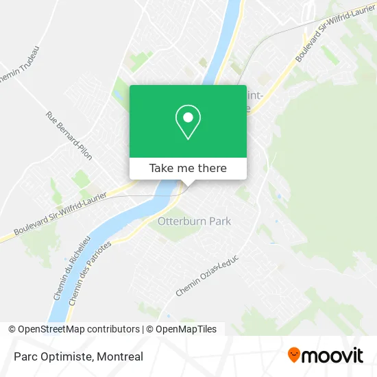Parc Optimiste map