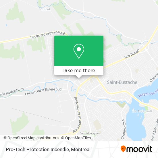 Pro-Tech Protection Incendie map