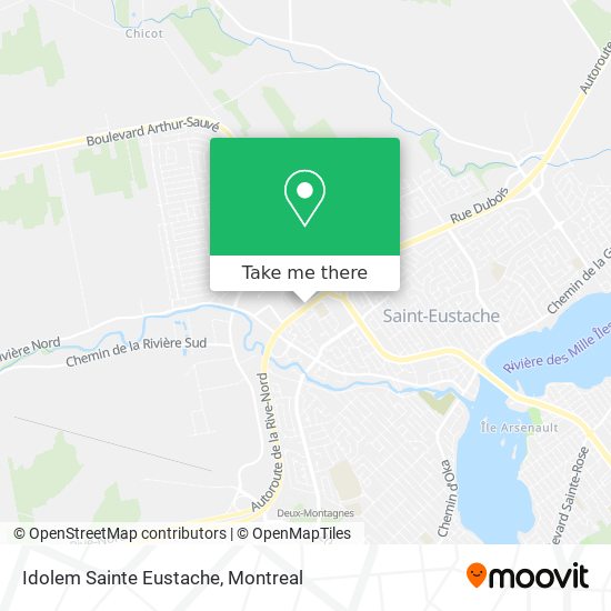 Idolem Sainte Eustache map