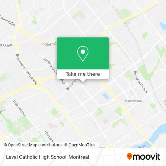 Laval Catholic High School map