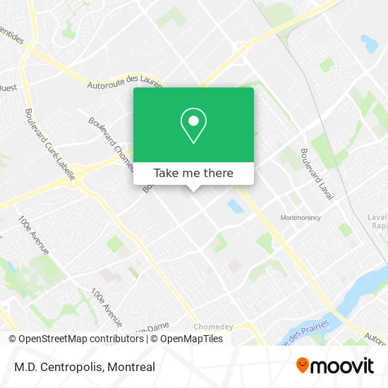 M.D. Centropolis map