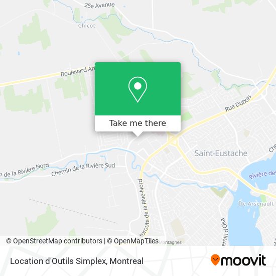 Location d'Outils Simplex map