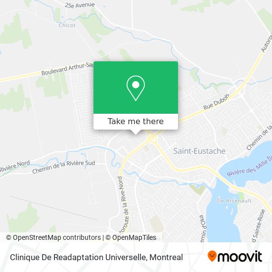 Clinique De Readaptation Universelle map