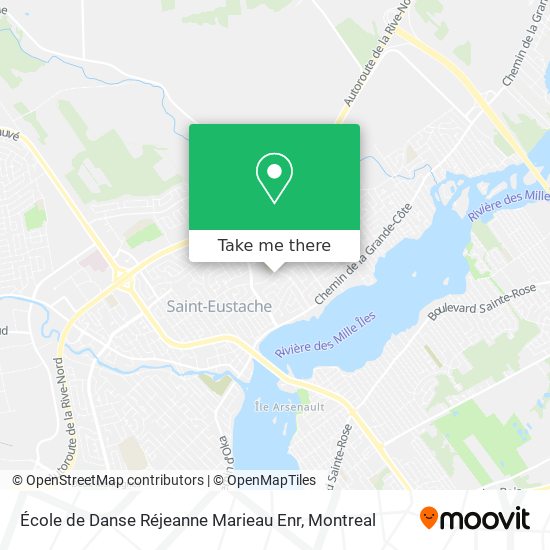 École de Danse Réjeanne Marieau Enr map