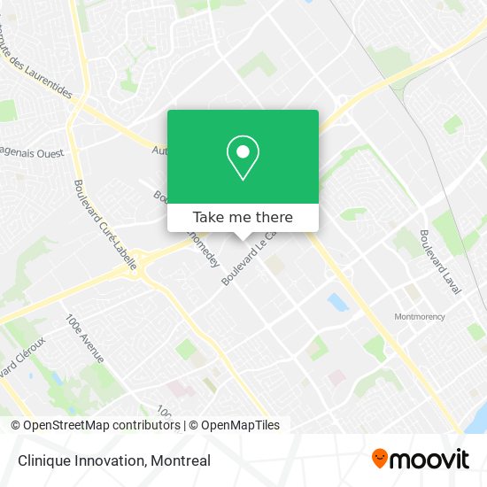 Clinique Innovation map