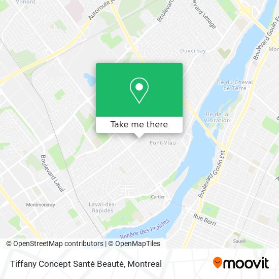 Tiffany Concept Santé Beauté map