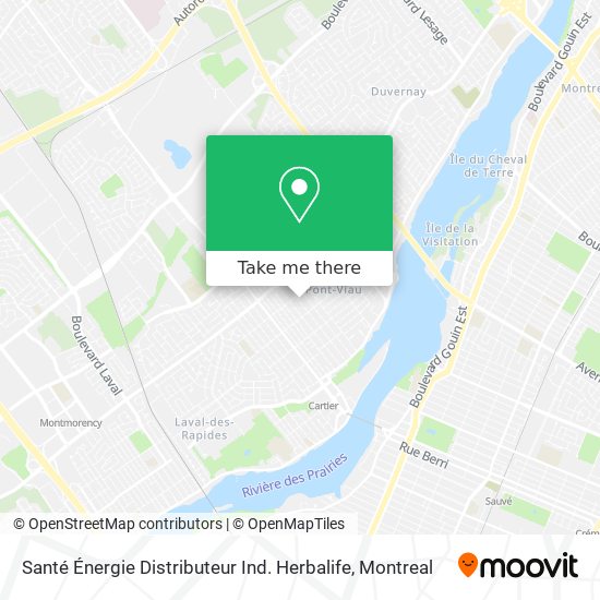 Santé Énergie Distributeur Ind. Herbalife map