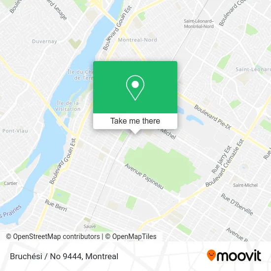 Bruchési / No 9444 map