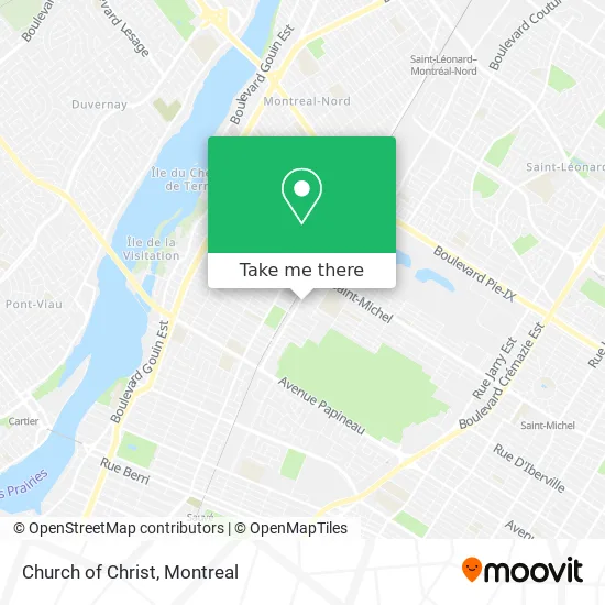 Church of Christ map